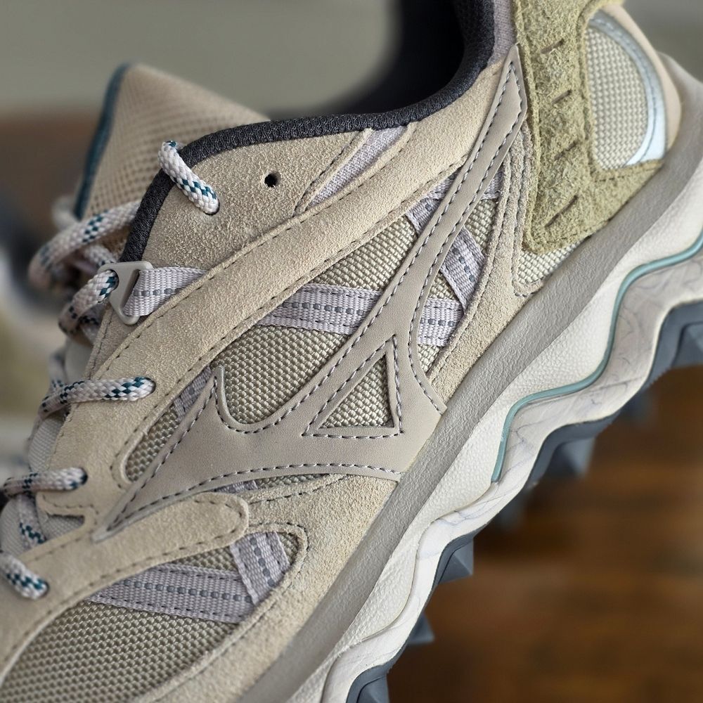 Mizuno Wave Mujin TL Nomad Pack Trail Shoes Silver Cloud Sand Cedar Men's 8.5 - Picture 12 of 16
